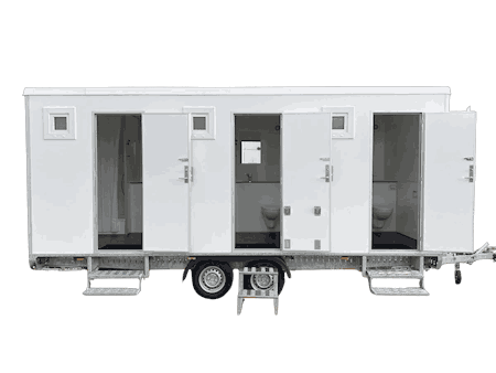 Type 518: Toilet-/badvogn med 3 separate rum 