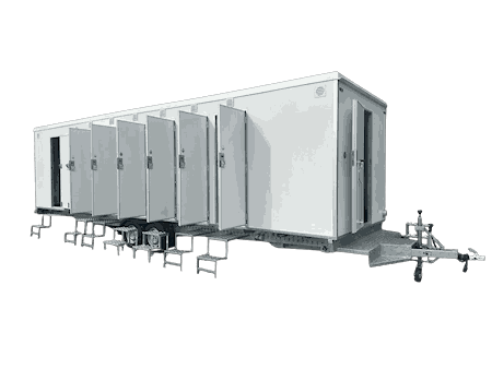 Type 900: Toilet & Badvogn med 6 bad og 5 urinaler