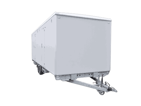 Toilet/badvogn 2x4 bad med oliefyr
