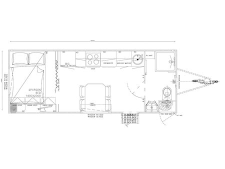 Model 660: Beboelsesvogn 2 pers.