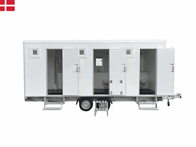 Type 518: Toilet-/badvogn med 3 separate rum 