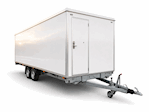Scanvogn 730 | Badvogn med oliefyr Toilet-/badvogn