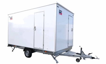 TYPE 450: 6 PERSONES SPISE-/KONTORVOGN MED TOILET
