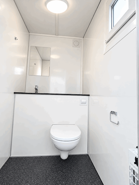 Type 240: Toilet trailer with 2 toilets & grinder