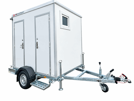 Type 240: Toilet trailer with 2 toilets & grinder