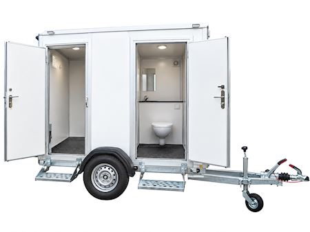Toiletvogn 240 med 2 toiletter & kværn