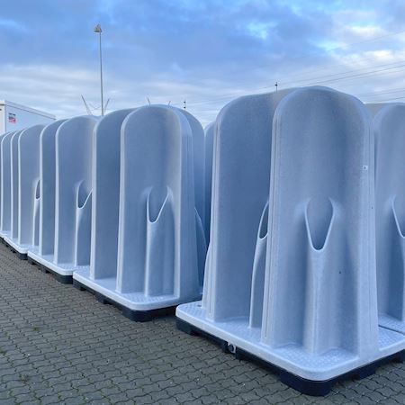 Type 001: Mobil urinal/pissoir til 6 personer.